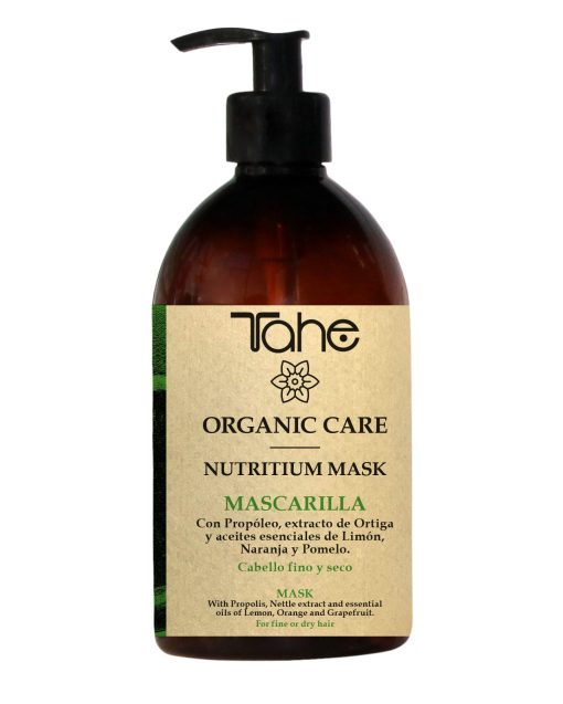 Tahe Organic Care Masque Nutritium Cheveux fins et secs 500ml