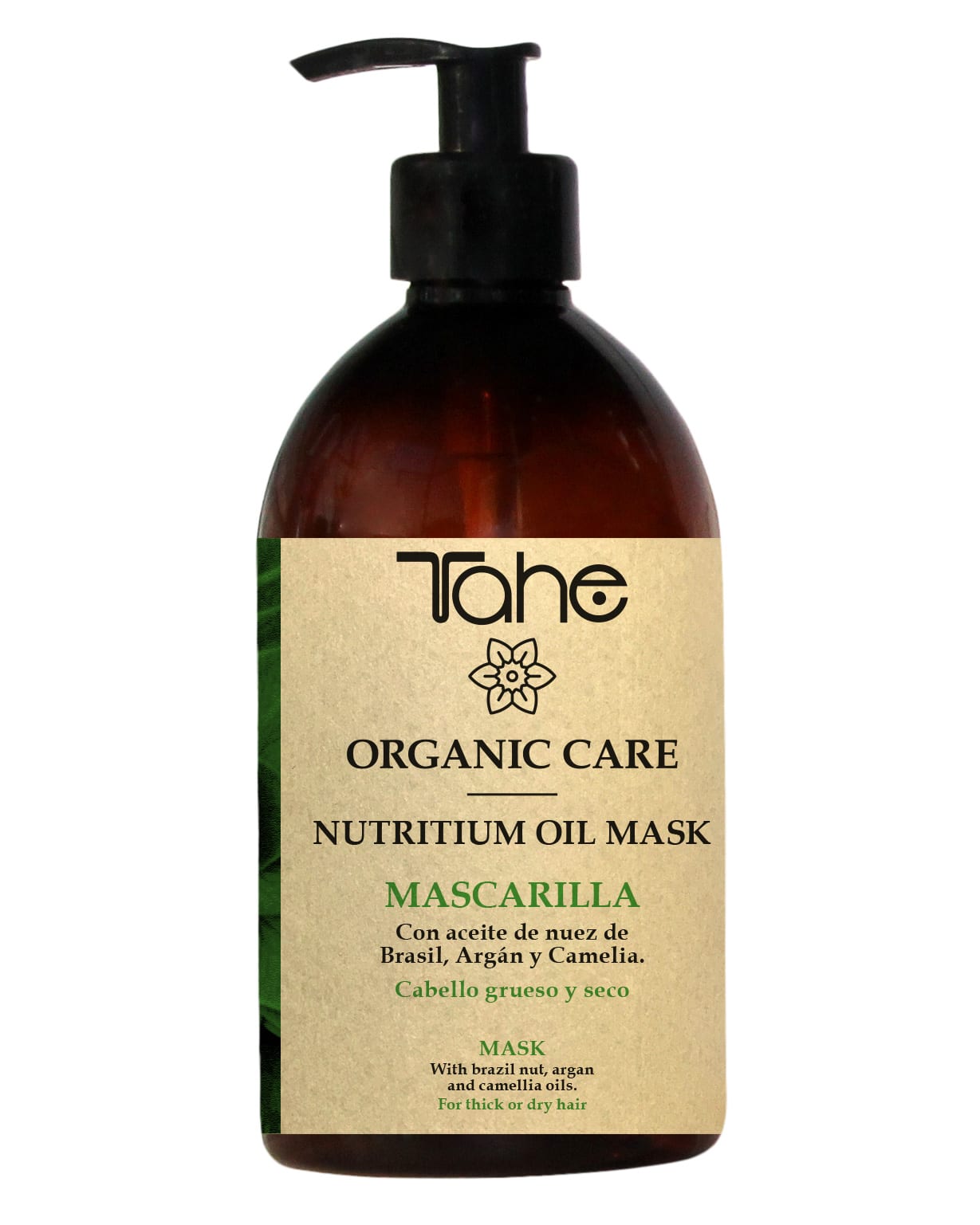 Tahe Organic Care Masque Nutritium Oil Cheveux épais et secs 500ml