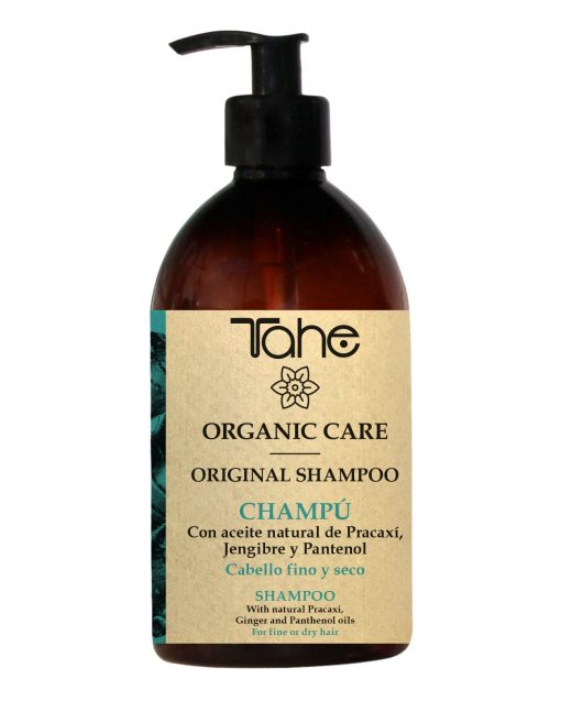 Tahe Organic Care Shampooing Original Oil cheveux fins et secs 500ml